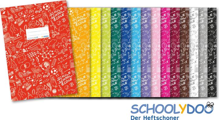 Image du produit HERMA Protège-cahier A4 SCHOOLYDOO (A4, Quadrillé, Couverture rigide)