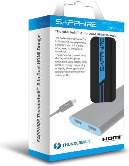 Image du produit Sapphire Coup De Foudre 3 à Double HDMI (0.11 m)