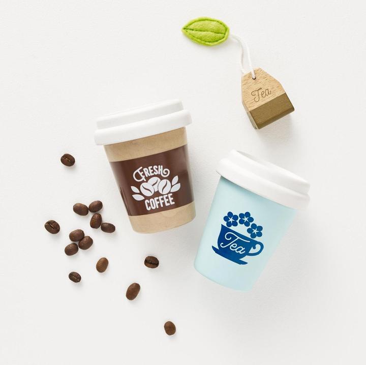 Actual product image Le Toy Van Take Away Hot Drinks