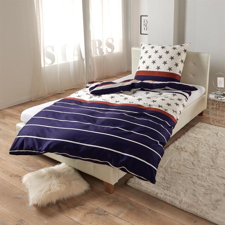Image du produit Traumschlaf Sterne (Set de linge de lit, 200x200 cm + 80x80 cm)