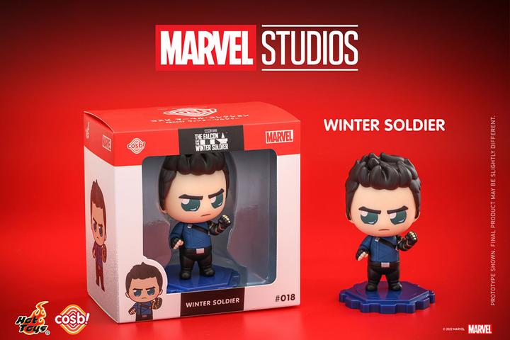 Produktbild Hot Toys Falcon et le Soldat de l'hiver figurine Cosbi Bucky Barnes 8 cm