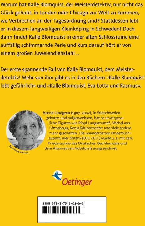 Immagine prodotto Kalle Blomquist 1 Meisterdetektiv (Taschenbuch) (Tedesco, Astrid Lindgren, Cäcilie Heinig, Jutta Bauer, 2022)
