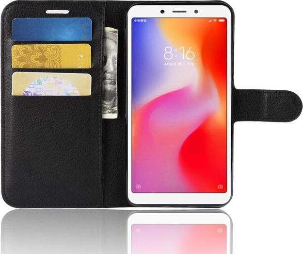 Produktbild MU Classic Litchi Leder Bookcover Series (Xiaomi Redmi 6A)