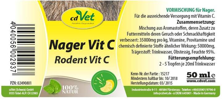 Actual product image cdVet Rodent Vit C (1 x)