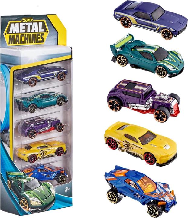 Actual product image Zuru Metal Machine Cars Set 5 pcs