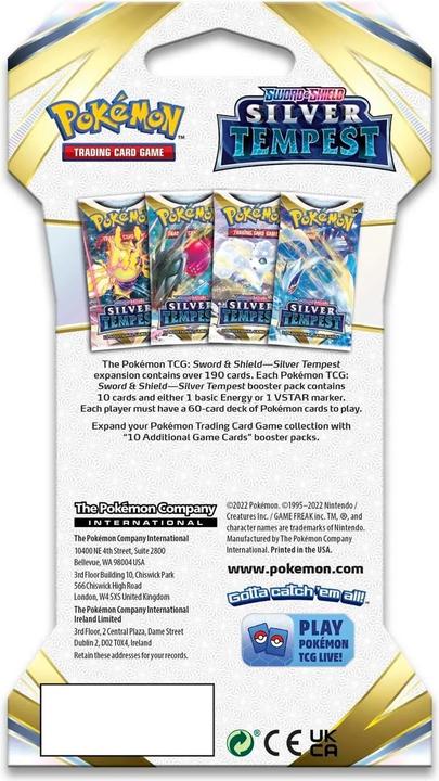 Produktbild Pokémon Silver Tempest (Englisch, Booster Pack)