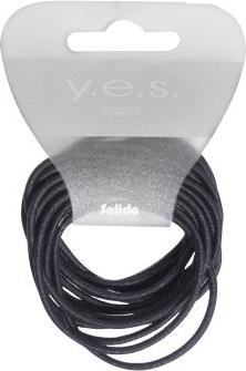 Actual product image Solida Pigtail holder metal free large black (Hair tie)