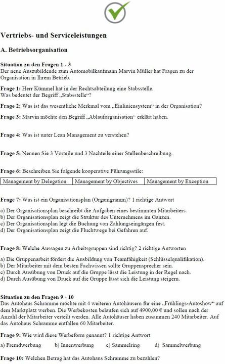 Produktbild Top-Prüfung Automobilkaufmann / Automobilkauffrau - 350 Übungsaufgaben für die Abschlussprüfung (Deutsch, Claus-Günter Ehlert, 2021)