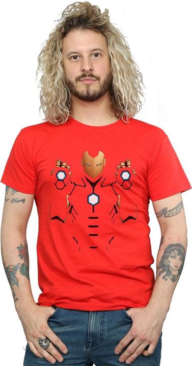 Actual product image Mens Iron Man Armoured Suit T-Shirt (M)