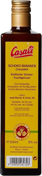 Actual product image Casali Chocolate bananas (1 x 50 cl)