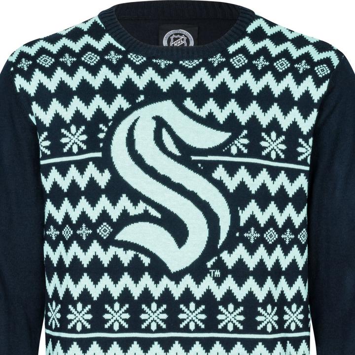 Produktbild Foco NFL Winter Ugly Sweater Strick Pullover Seattle Kraken - XL (XL)