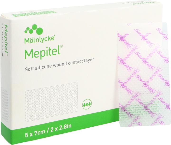 Image du produit Mepitel Wundauflage 5x7cm Silikon (5 x)