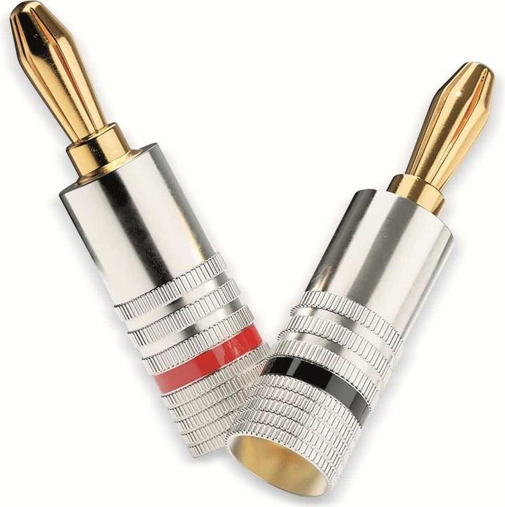 Produktbild Delock PureLink sonero Bananenstecker - schraubbar - 8er Set