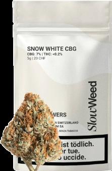 SlowWeed Snow White • CBG Blüten Outdoor
