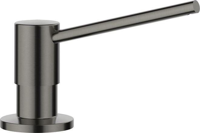 Image du produit Blanco Distributeur de produit à vaisselle TORRE satin dark steel | Compatible avec tous les robinets de
