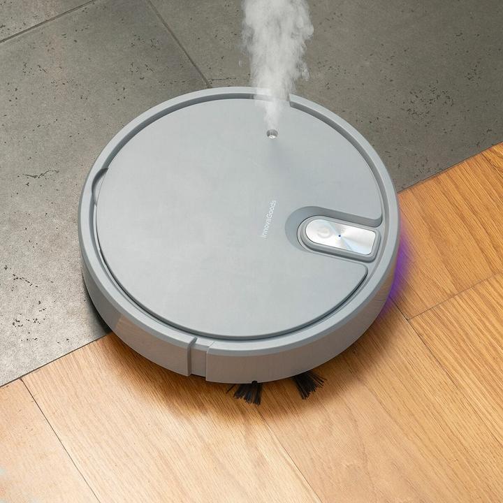 Image du produit InnovaGoods Aspirateur robot multifonctionnel et rechargeable (Robot d'aspiration et de nettoyage)