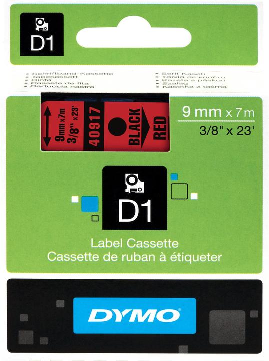 Actual product image Dymo S0720720 Standard tape (0.90 cm, Red)