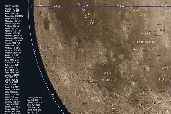 Produktbild Celestron Moon Map
