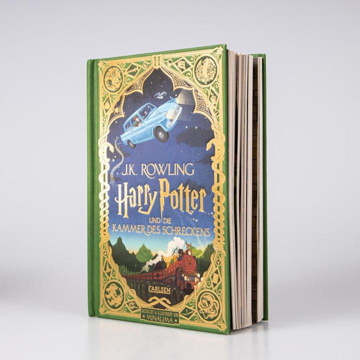 Actual product image Harry Potter und die Kammer des Schreckens: MinaLima-Ausgabe (Harry Potter 2) (German, J.K. Rowling, MinaLima, 2022)