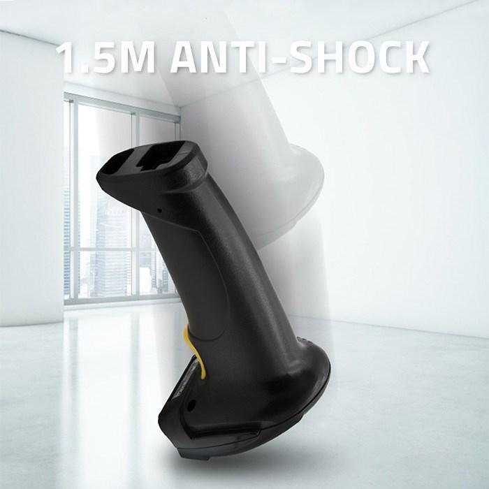 Image du produit Qoltec 1D Laser Barcode Scanner | USB | Black (Codes à barres 1D)