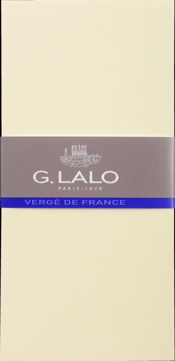 Image du produit G. Lalo 25 CARTES VERGE DE FRANCE DL (103X213mm),SOUS SACHET - ivoire (260 pcs)