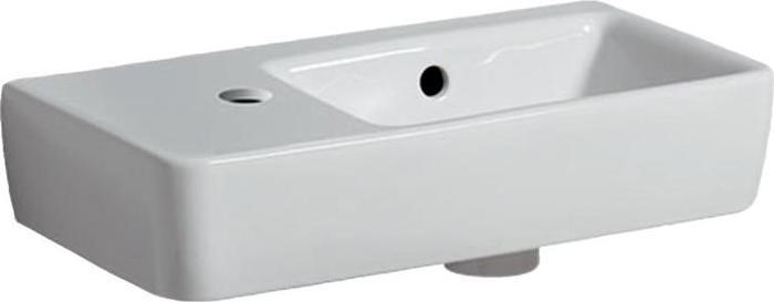 Actual product image Geberit Keramag / Hand-rinse basin Renova Compact shelf left 50 cm white 276350000 (250 mm, 500 mm)