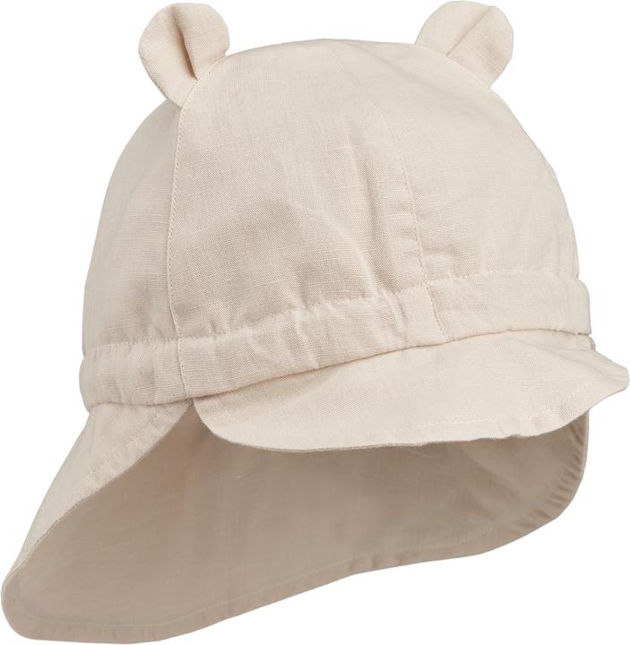 Actual product image Liewood Gorm linen sun hat with ears Sandy