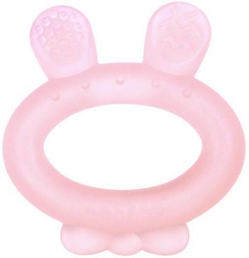 Actual product image Haakaa Teething Ring Rabbit Ear- Pink