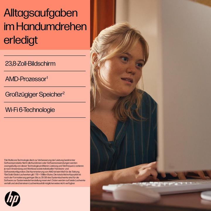 Image du produit HP AIO 24-cr0009ng (AMD Ryzen 3 7320U, 8 Go, 512 Go)