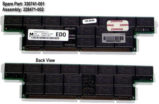 Produktbild HPE MEM DIMM,256MB,ECC,EDO,DRA (DDR-RAM)