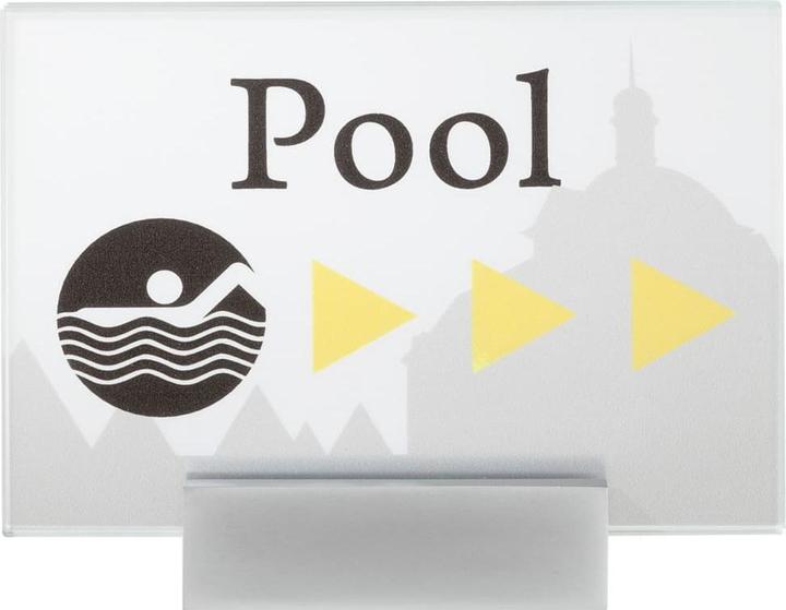 Image du produit Moedel MONACO™ door sign, height 105 mm, A6, weight 0.54 kg.