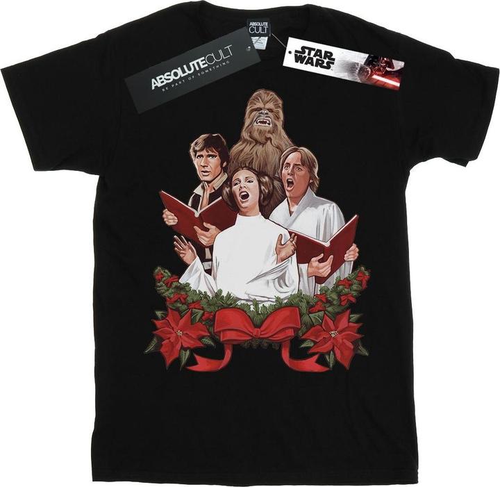 Actual product image Star Wars Mens Christmas Carols T-Shirt (XL)