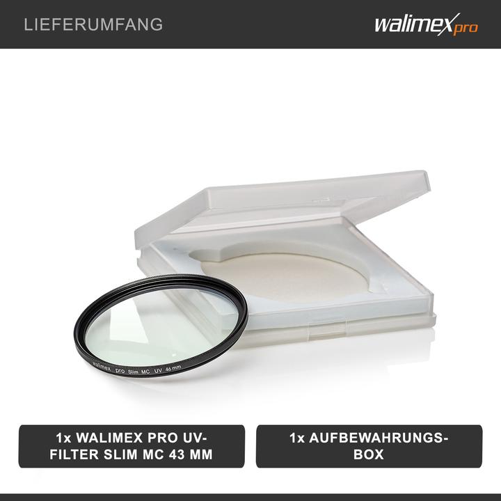Produktbild Walimex UV-Filter slim MC (43 mm, UV-Filter)