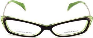 Produktbild Alexander McQueen AMQ-4163-R2I Gold Green Purple Eyeglass Frame