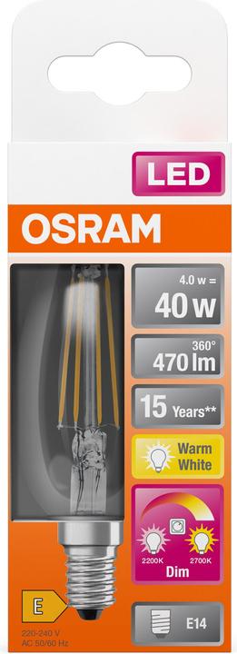 Actual product image Osram Superstar Classic B (E14, 40 W, 470 lm, 1 x, E)