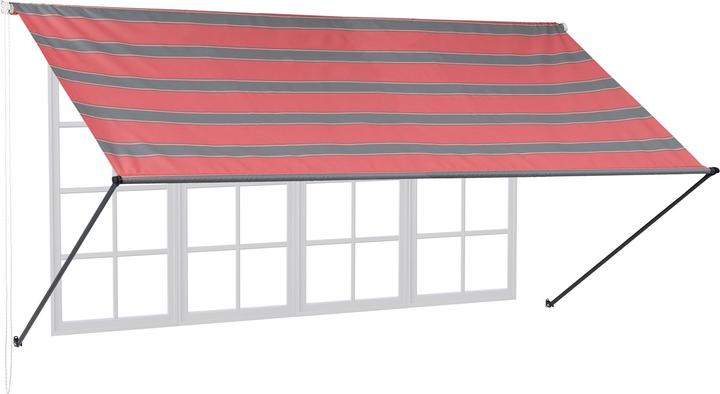 Immagine prodotto Relaxdays Tenda da sole con braccio a caduta (3.50 m)