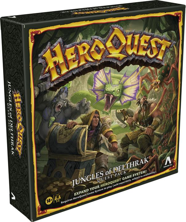Productafbeelding Hasbro HeroQuest bordspel uitbreiding Jungles of Delthrak avonturenpakket *Engelse versie* (Engels)