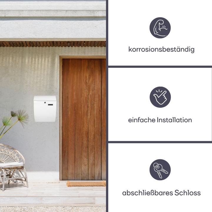 Productafbeelding Velleman Briefkasten - Nice - Weiss