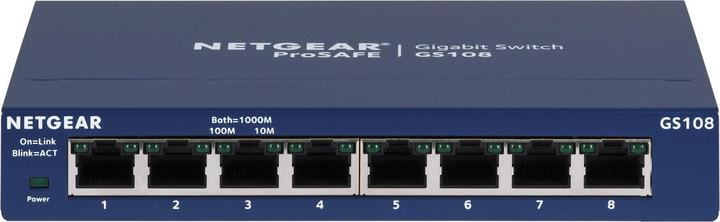 Image du produit Netgear Gs108ge (8 Ports)