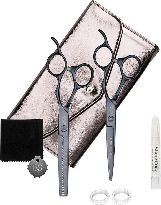 Produktbild Olivia Garden SilkCut PRO Midnight LTE 2er Set HS 5,75"/MS EUR RH (14.61 cm)