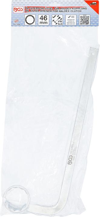 Image du produit BGS Clé à filtres cloches 12 pans pour embrayage Haldex VW quatre roues motrices 46 mm