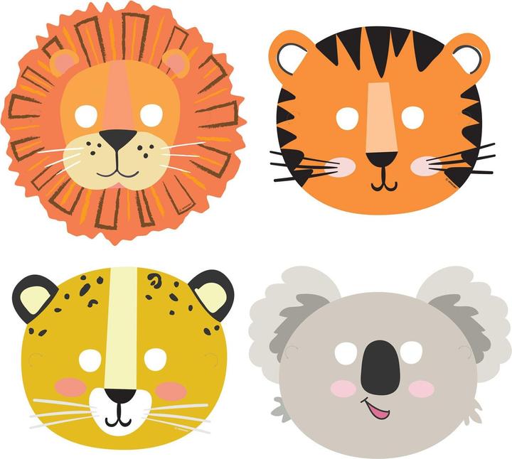 Amscan Masques de fête Safari (One Size)