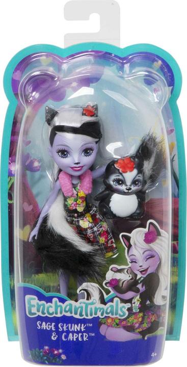 Image du produit Enchantimals Sage Moufette & Caper - Mini Poupée - 4 ans et +