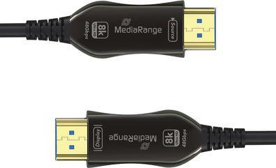 Image du produit MediaRange Câble HDMI U High Speed Ethernet AOC 48Gibt/s 10m (10 m, HDMI)