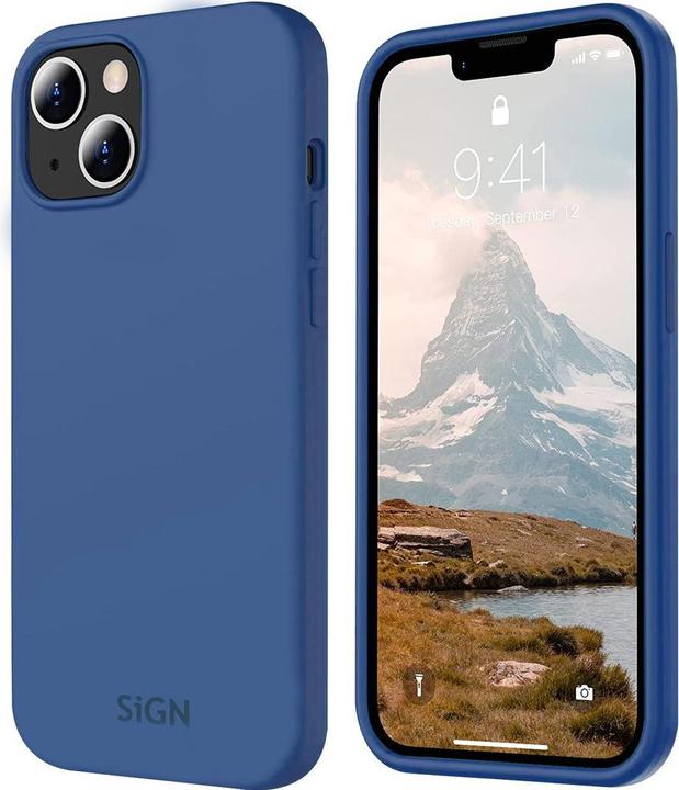 Immagine prodotto SIGN Custodia in silicone liquido per iPhone 15 Plus - Blu (Apple iPhone 15 Plus)
