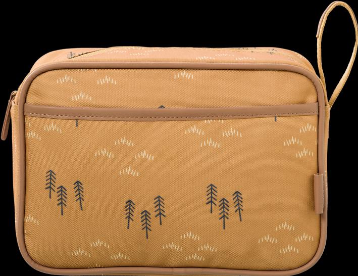 Actual product image Fresk Toiletry bag, Woods, Spruce Yellow