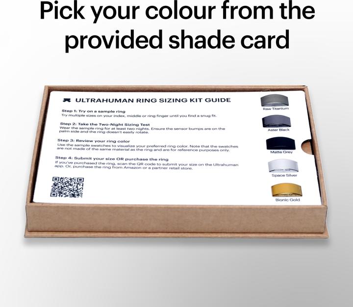 Image du produit Ultrahuman Ring Air Sizing Kit Grösse 5- 14 Colored