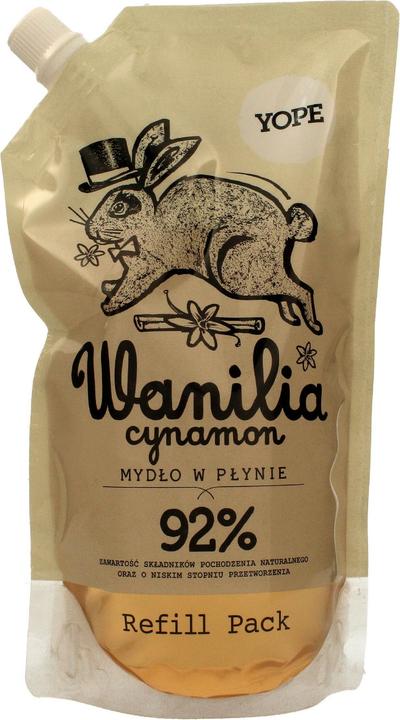 Yope Moisturising Liquid Soap Refill Pack nawilżające mydło w płynie wkład Vanilla & Cinnamon 500ml (500 ml)