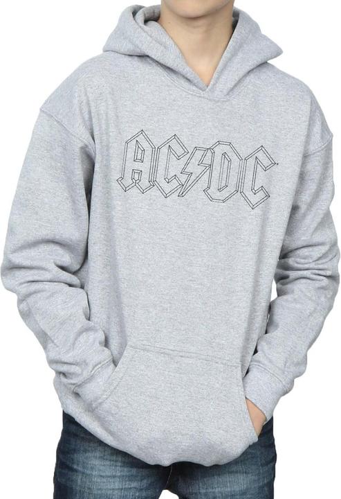 Produktbild AC/DC Black Outline Logo Kapuzenpullover Jungen (116)