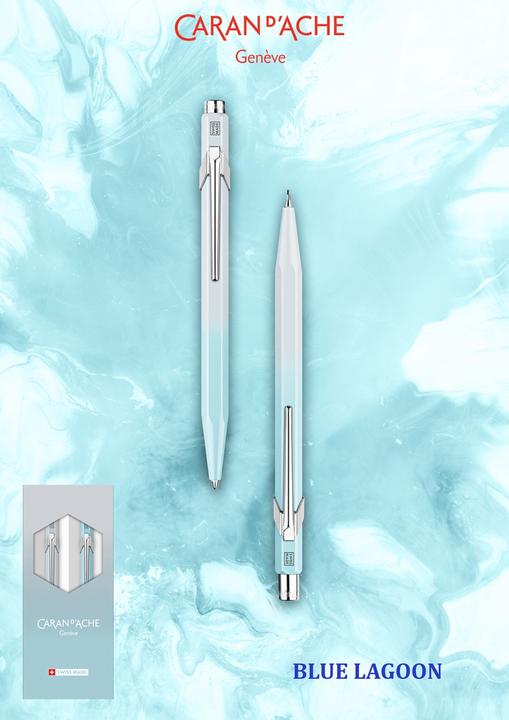 Image du produit Caran d'Ache 849 Set Blue Lagoon Sonderedition (Bleu polaire, Gris givré, 2 x)